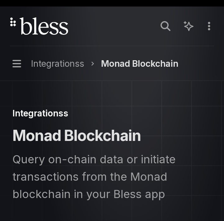🔔 Do you feel the momentum about <a href="/theblessnetwork/">Bless</a> ?

I saw that Bless Network has integrated <a href="/monad/">Monad ⨀</a> blockchain.

Monad will be a new blockchain that runs fast by processing many transactions at the same time. It is fast , cheap and secure.

Also <a href="/theblessnetwork/">Bless</a> lets people earn