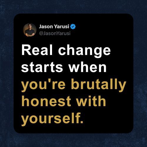 No sugarcoating. No excuses. Just truth.
Because you can’t grow if you’re not willing to look in the mirror.

🎧 Ready for that shift? Listen now 

➡️Spotify:  bit.ly/JasonYarusiLiv…
➡️ YouTube: youtube.com/@liveonehundred 

#MindsetShift #PersonalGrowth #OwnYourLife #NewEpisode