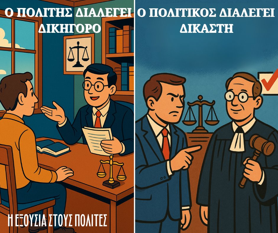 Η επιλογή της ανώτατης δικαστικής εξουσίας απο την κυβέρνηση σύμφωνα με το άρθρο 90 παρ. 5 του Συντάγματος είναι μια αντιδημοκρατική διαδικασία, μέσω της οποίας το πολιτικό σύστημα επιβάλεται στην κοινωνία.

iexousiastouspolites.gr