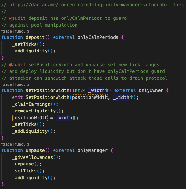 DevDacian's tweet image. Admin functions are often overlooked by both devs &amp;amp; auditors:

* devs don&apos;t test them anywhere near as much as regular functions since they are designed to be infrequently used and because &quot;admin is trusted&quot;

* auditors especially those trained by competitive audits tend to…
