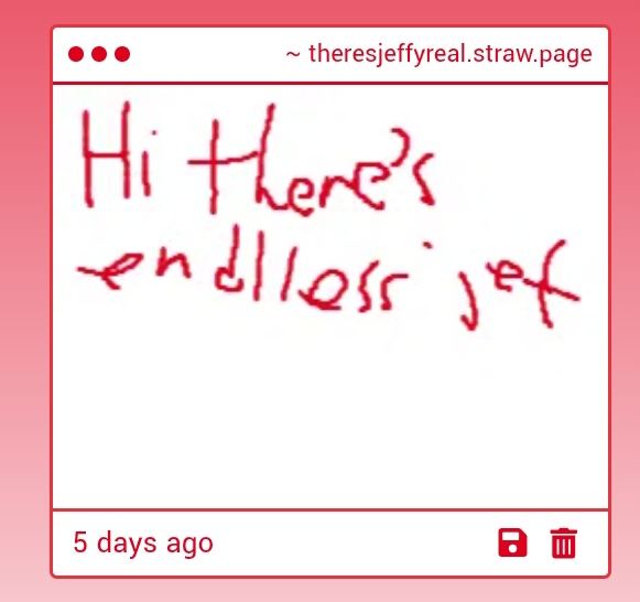 RealTheresJeffy's tweet image. Hello