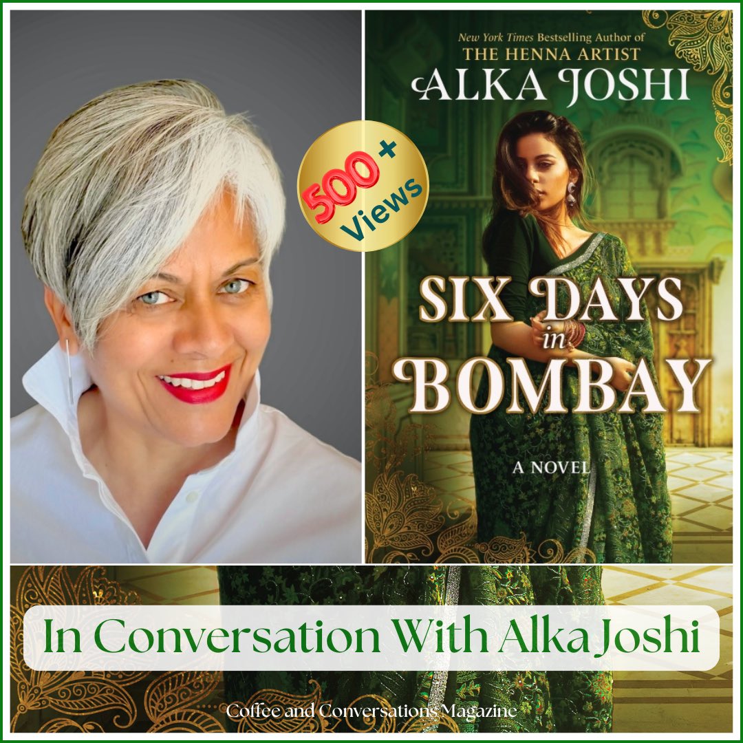 CoffeeConMag's tweet image. Celebrating 500+ views of our interview with author @alkajoshi about her new novel - Six Days in Bombay🎉
Read here -
coffeeandconversations.in/reading-nook/a…