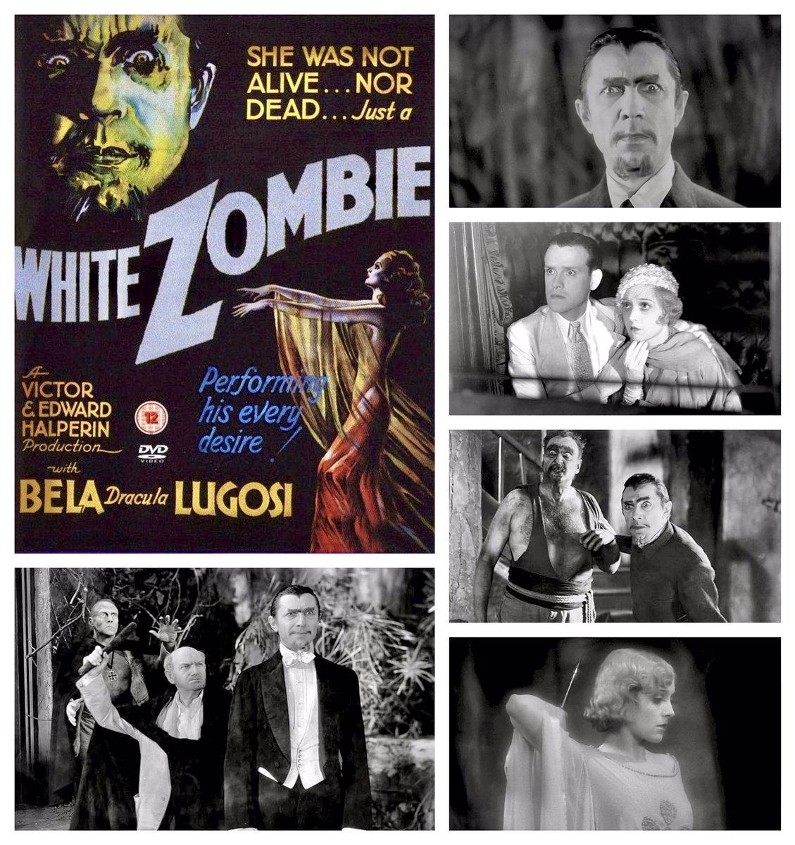 NevilleFChambe1's tweet image. The American pre-Code horror film “WHITE ZOMBIE” directed by Victor Halperin, starring Bela Lugosi, Madge Bellamy, Joseph Cawthorn, Robert W. Frazer, John Harron, Brandon Hurst & George Burr MacAnnan, premiered #OnThisDay in 1932 at the Rivoli Theatre, New York
🎬 United Artists