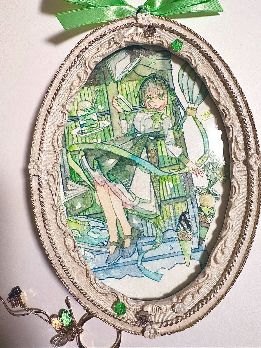 k_hesperus's tweet image. 📗 #チョコミント展10