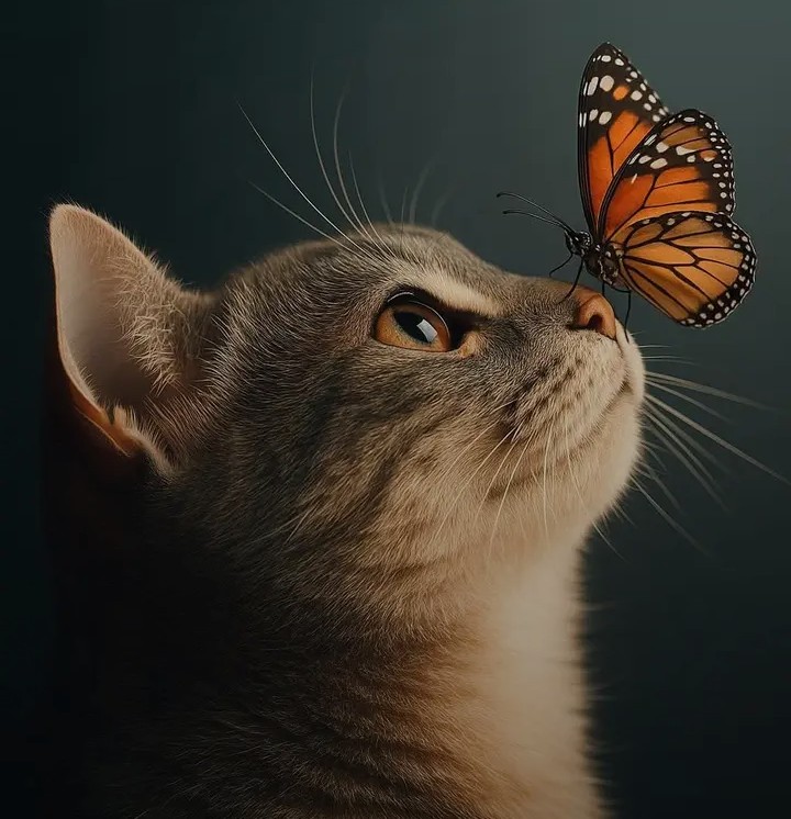 ElayneRasel's tweet image. 🖤🐈‍⬛🧡😽🧡🦋