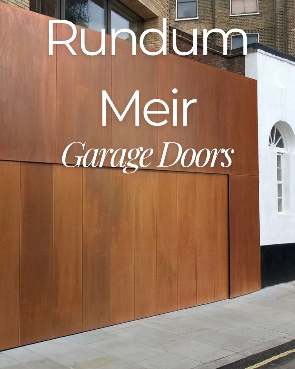 Rundum Meir’s original #garagedoor designs break away from convention. Whether curved, side-sliding, or integrated into cladding, each door is custom-built to match the architect’s vision — with flawless performance to match.

Architectural freedom starts at the entrance.