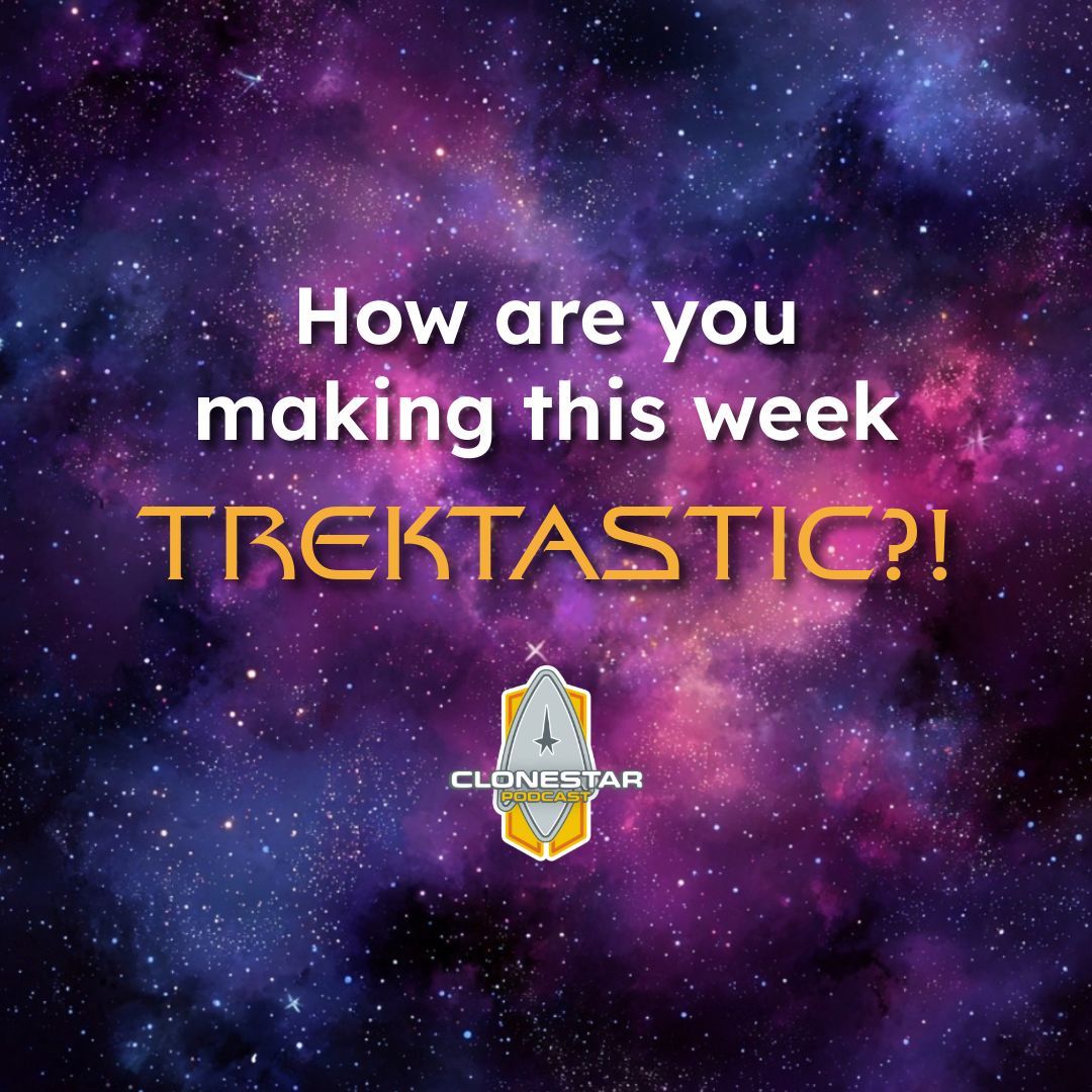 CloneStarPod's tweet image. 🖖HOW ARE YOU MAKING THIS WEEK TREKTASTIC?
🚀 Catching up on the first 3 eps of 🔟 FORWARD?
🎙️ Talking Starfleet Academy, Khan, & the chaos of Muppet Pike?
🤯 Wondering what a Murph x Moopsie encounter would look like?
Sound off in the comments!👇
#StarTrek