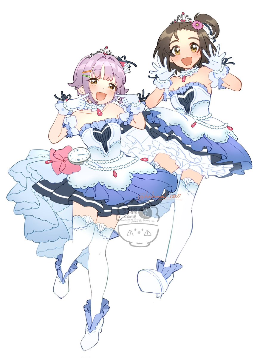 #デレステ10thまで100日なのでアイドル190人全員描きたい
64日目　輿水幸子　柳瀬美由紀