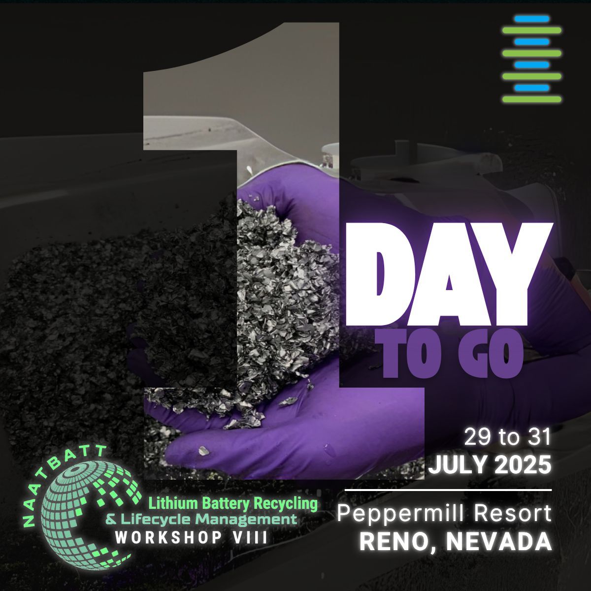 It's tomorrow! 𝗡𝗔𝗔𝗧𝗕𝗮𝘁𝘁'𝘀 𝗟𝗶𝘁𝗵𝗶𝘂𝗺 𝗕𝗮𝘁𝘁𝗲𝗿𝘆 𝗥𝗲𝗰𝘆𝗰𝗹𝗶𝗻𝗴 𝗪𝗼𝗿𝗸𝘀𝗵𝗼𝗽 𝗩𝗜𝗜𝗜
Join the discussion: naatbatt.org/join-a-committ… 
#BatteryRecycling #NAATBatt