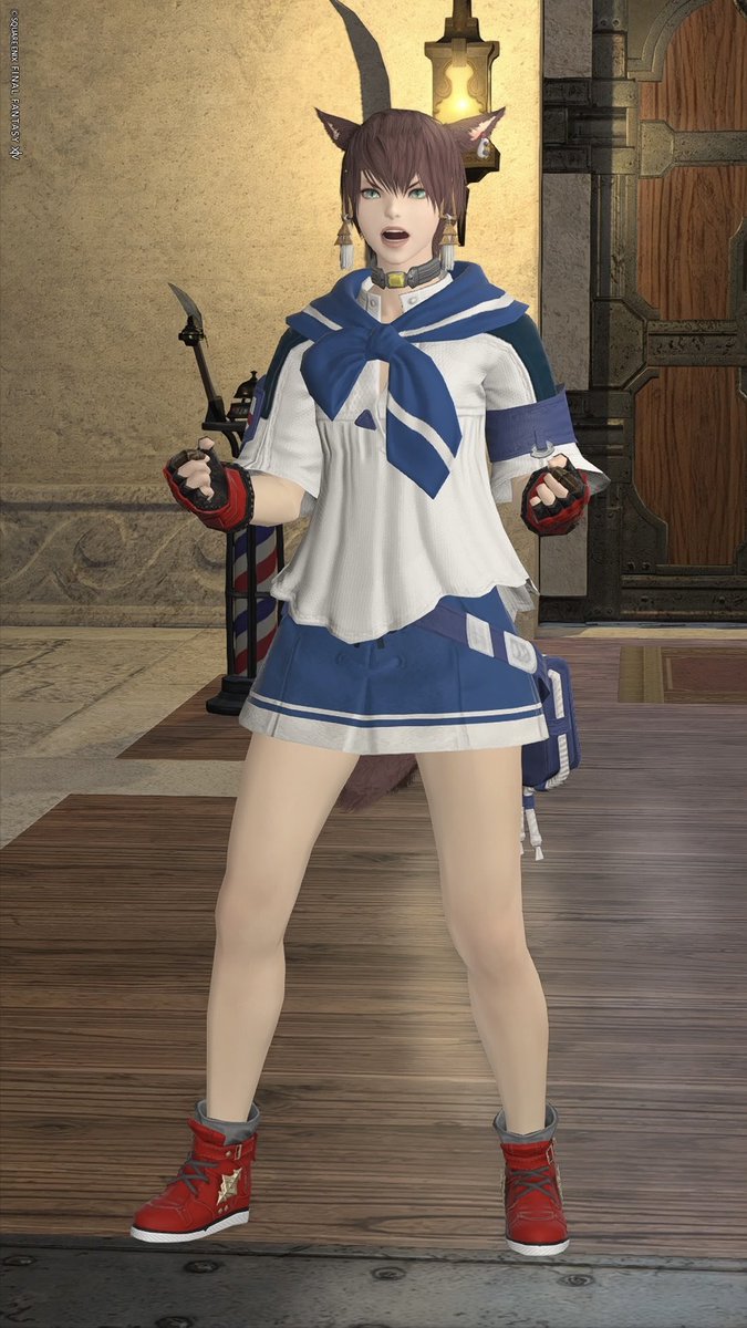 sakura_nya77's tweet image. ちょっとやる事無くなったので、遊んでみた。
フォロワーさんと、ストリートファイターのさくらといぶきの話してたらやってみたくなった。
さくらちゃんでさくらちゃんコスw
後ろ姿が一番「っぽく」見えるかなw