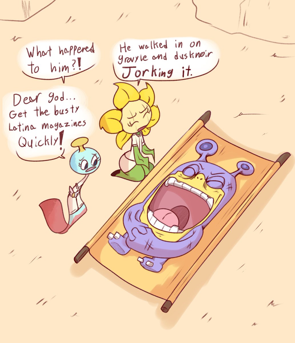 GoopyArt's tweet image. The casualties of Jorking It