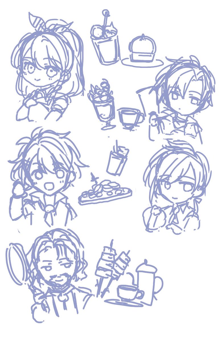 rinto195's tweet image. 無いコラボカフェにずっと思いを馳せている