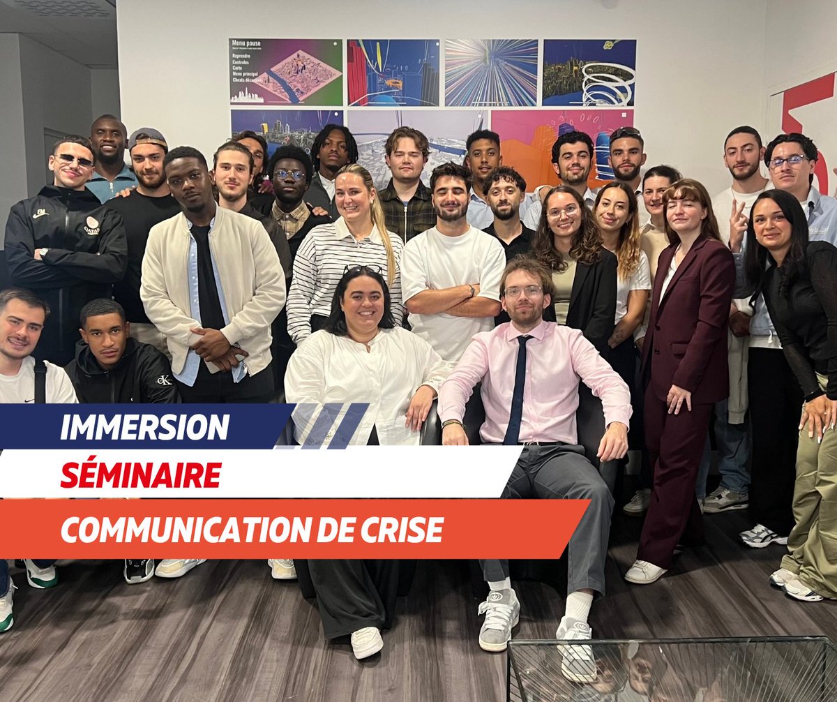 🔥 Crise sous pression ? Défi relevé par nos 5e années @PPABusiness &amp; @PPASPORT !

Conférences, arrestations, interviews…

Merci aux professionnels pour le coaching 🙌

Bravo à tous et bonne route !

🏆 Félicitations au gagnant !

#ppasport #séminaire #communicationdecrise