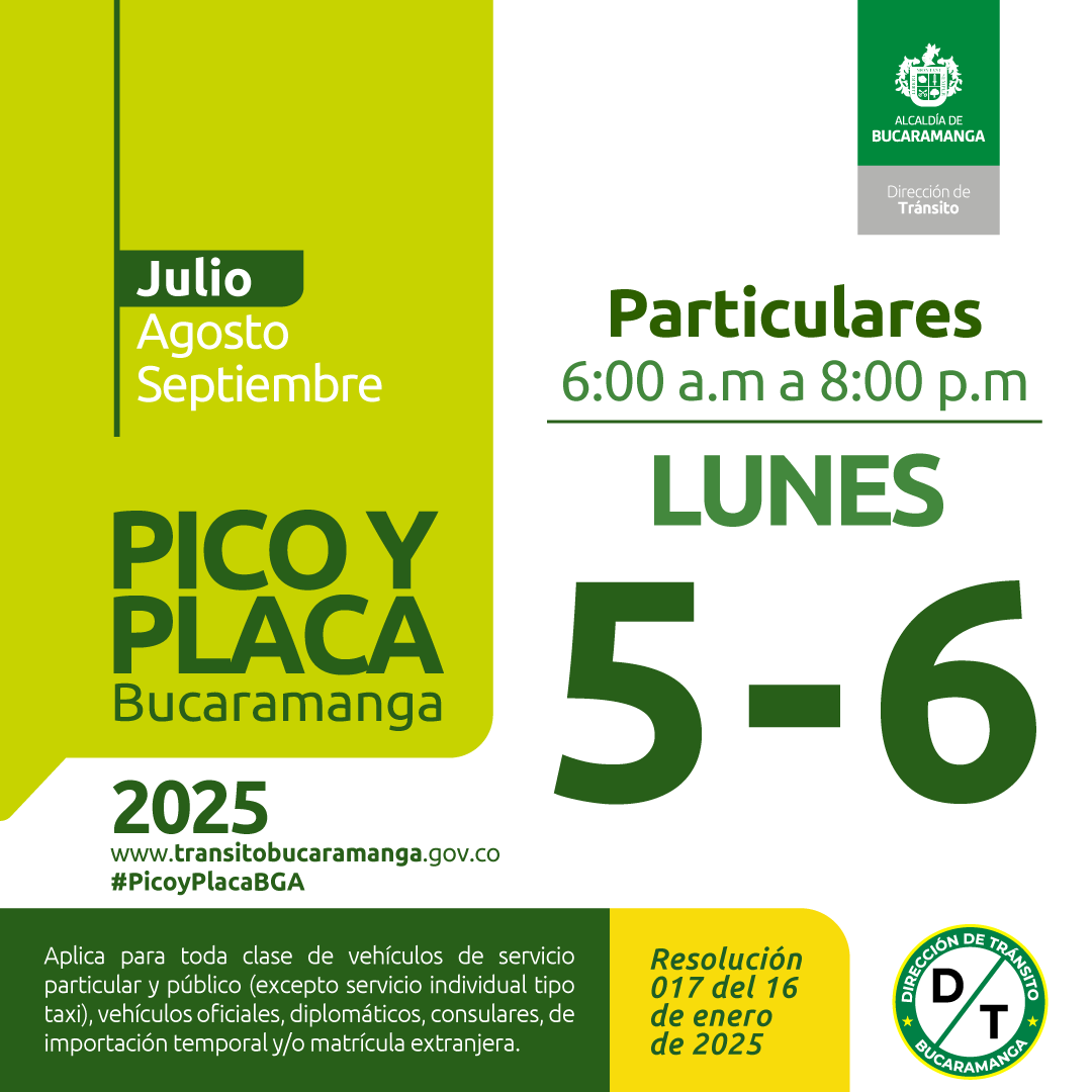 RCNBga's tweet image. Tenga en cuenta el #PicoyPlaca para hoy  lunes 28 de julio de 2025

🚗 🏍️ Vehículos particulares y motocicletas: 5⃣ y 6⃣