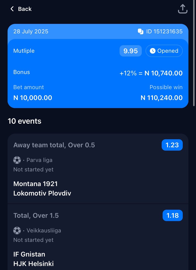 TheApostle247's tweet image. 10 ODDS ON 1Win ⚽️💥

Bet Code: 1muHzvu 

Bet code link: 1win.ng/betting?shareb…

Register now: 
Nigeria: lkct.cc/8ffb

Global link: lkxe.pro/9ab4

Promo code: THEAPOSTLE for 500% Bonus 💰