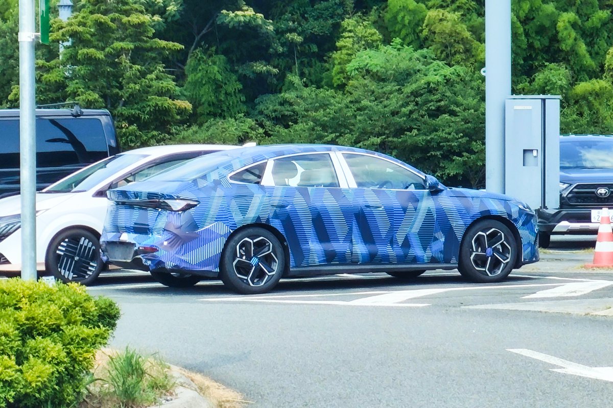 Udonge's tweet image. テストカーを見かけるとつい撮ってしまう

BYDかな？