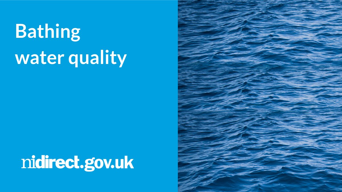 NI’s bathing water season runs until 15 September.
Get the latest water quality information: nidirect.gov.uk/articles/bathi…
<a href="/daera_ni/">DAERA</a>