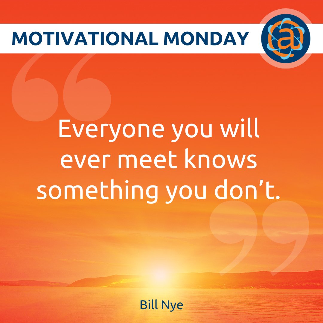Learn something new from those around you! #motivationalmonday #mondaymotivation #motivation #inspiration #digitalmarketing #navitasmarketing