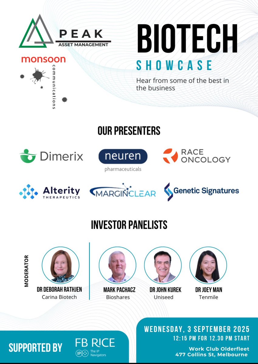 @PeakAsset (@peakasset1) on Twitter photo For those #Biotech #Enthusiasts make sure to RSVP and #reserve your seat, as it should be a great event! <a href="/PeakAsset1/">@PeakAsset</a> For those #Biotech #Enthusiasts make sure to RSVP and #reserve your seat, as it should be a great event! <a href="/PeakAsset1/">@PeakAsset</a>