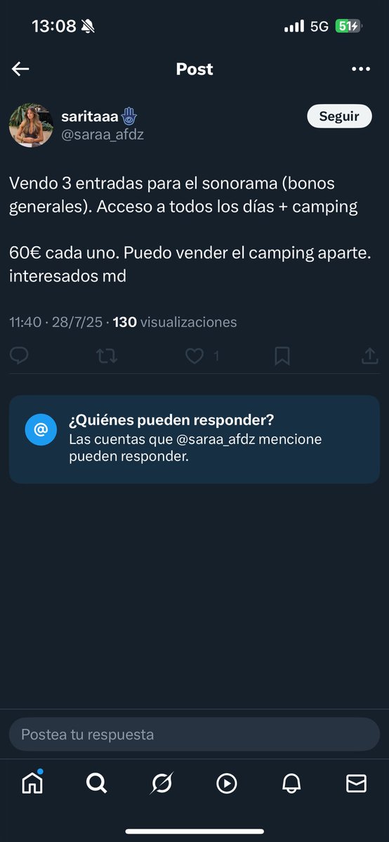 alonpic___'s tweet photo. Está hija de la gran putada es una estafadora. Me la ha colado. Que no os la cuele a los demás. #sonorama #sonorama2025 https://t.co/ZtPuIMdQih