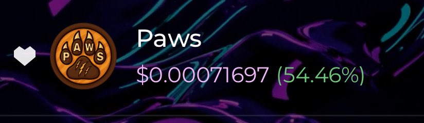 dylanfaircloth_'s tweet image. GM $Paws holders
54% and climbing this morning!!!
LETS FUCKING GO 🫡🔥🚀