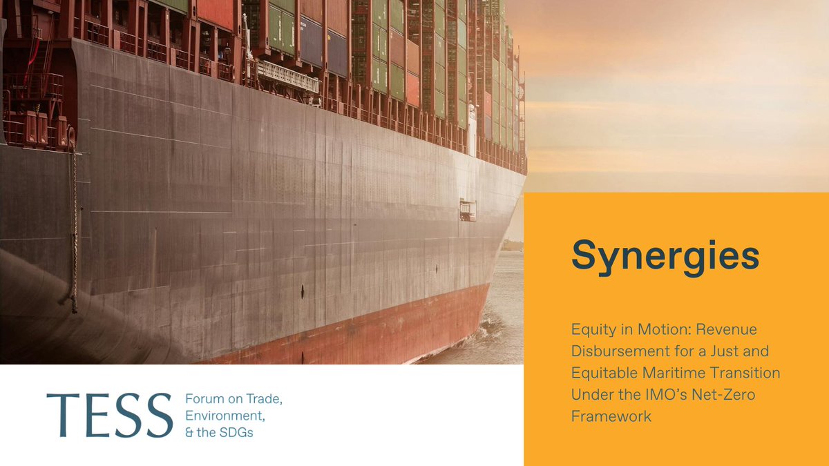 TESSForum's tweet image. 🌍 The International Maritime Organisation (@IMOHQ) has set a strategy to eliminate greenhouse gas emissions from international shipping by 2050. As part of this, it is developing a draft Net-Zero Framework that includes provisions for revenue generation to support the…