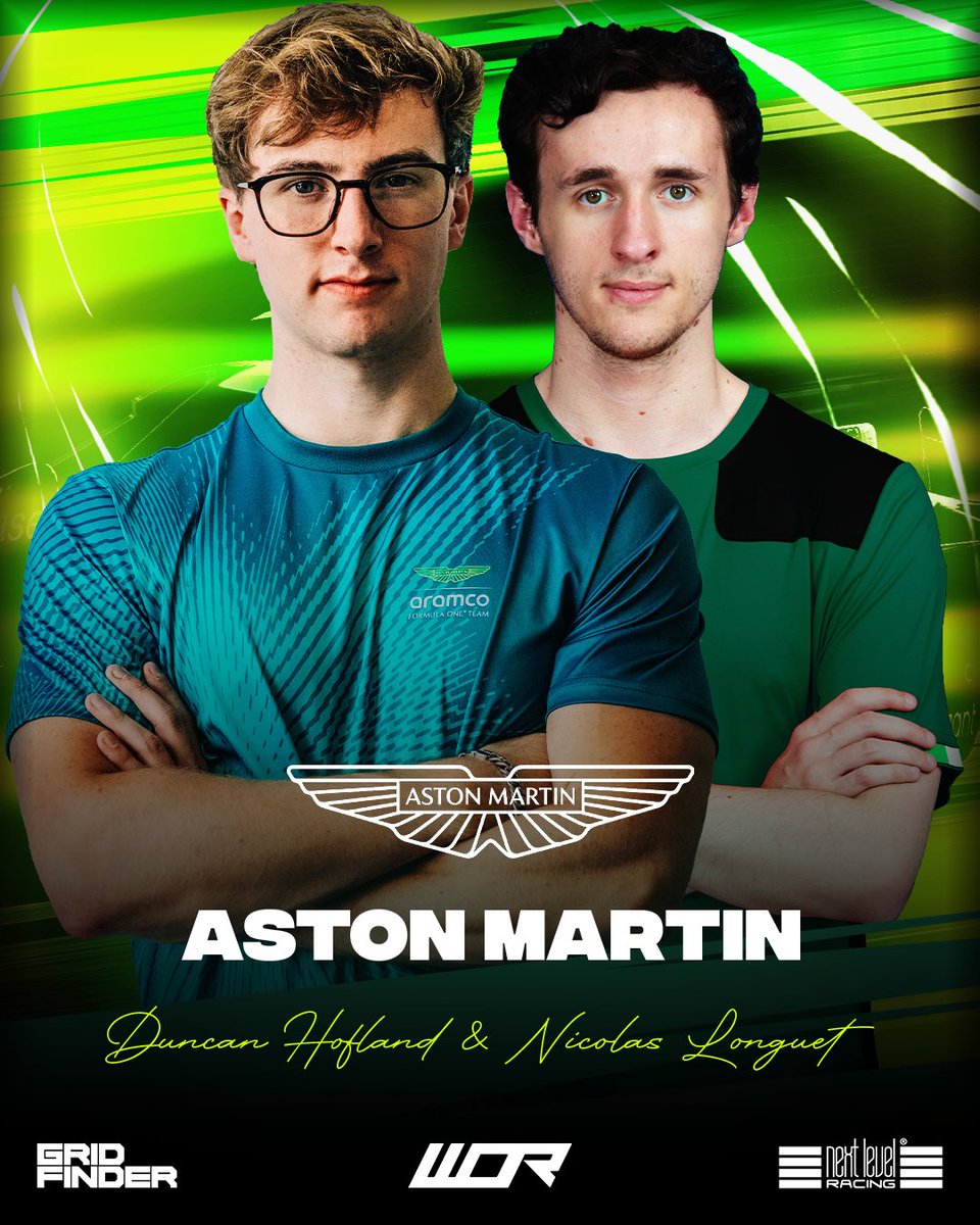 A FORMER CHAMPION RETURNS ⭐️

<a href="/DuncanHofland/">Duncan Hofland</a> retains his seat in the Aston Martin after his first season in #F1Esports 👊

Alongside the Dutchman is our second-ever PC Tier 1 champion and 7x race winner <a href="/NicolasLonguet/">Nicolas Longuet</a> 👌

#WORS21