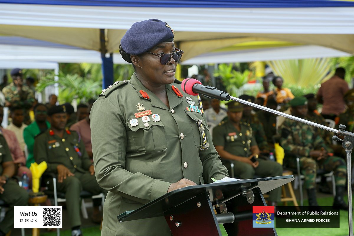 GhArmedForces's tweet image. Colonel (Col) Faustina Dennison has handed over command of the Defence Mechanical and Transport Battalion to Lieutenant Colonel (Lt Col) Kojo Abakah Quansah.

gafonline.mil.gh/publication/ne…