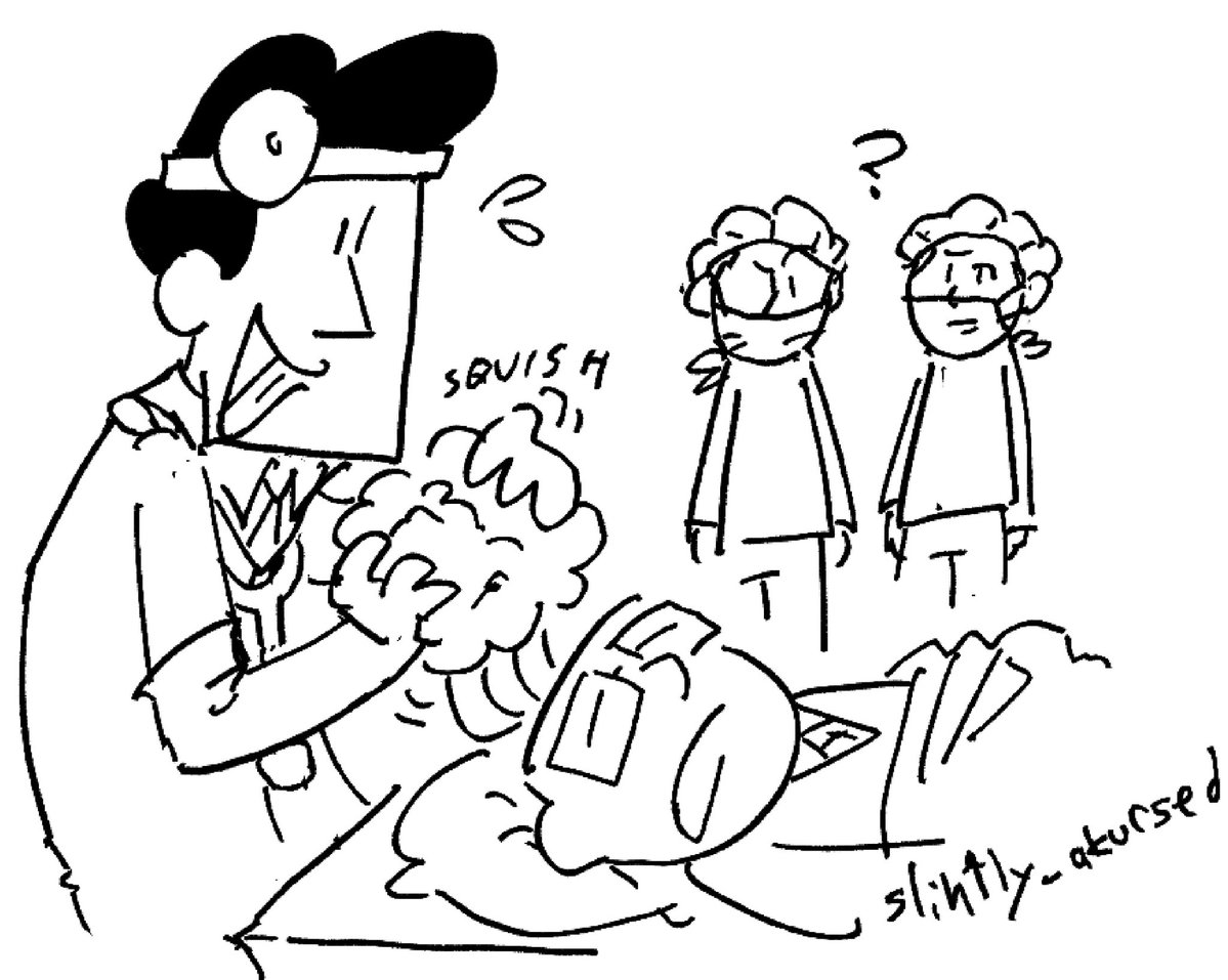 slihtly_akursed's tweet image. He’s being creepy again 
- #investigators #investigatorstwt
#investigatorsfanart - Dr. Hardbones 🦴