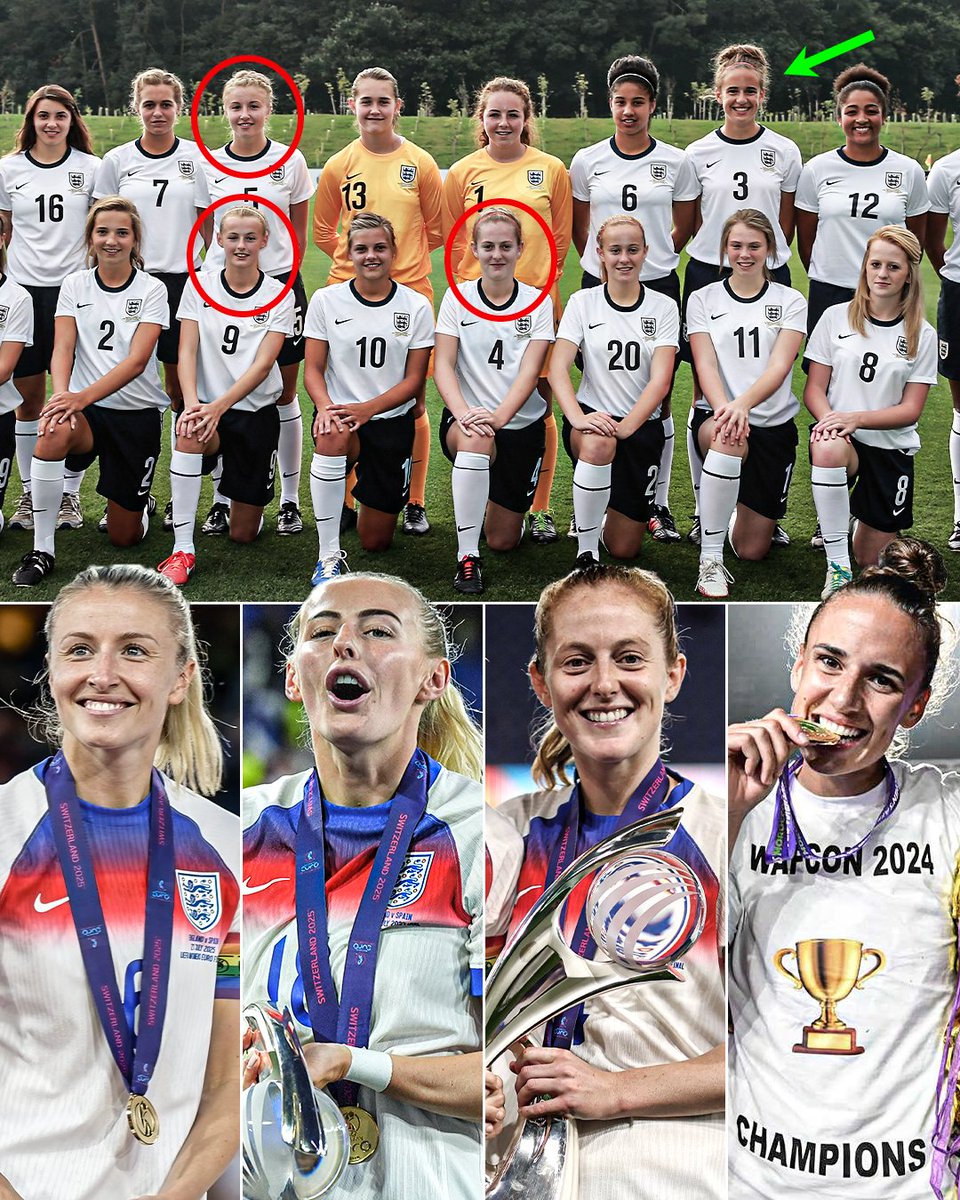 Twelve years ago, Ashleigh Plumptre played for England at the Women’s U17 Euros alongside Leah Williamson, Chloe Kelly and Keira Walsh.

This weekend, she lifted the WAFCON trophy with Nigeria, the same weekend her former teammates won the Euros 🥹💚