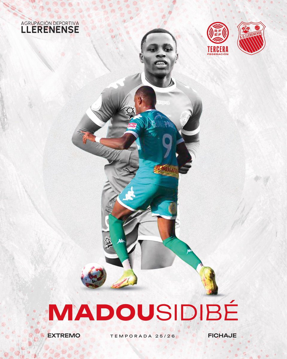 ✍🏼 𝗢𝗙𝗜𝗖𝗜𝗔𝗟 | 
Madou, nuevo fichaje. 🇲🇱 

✔️ Jugador zurdo polivalente que puede ocupar cualquiera de las posiciones de ataque. Destaca por su velocidad y gran regate. Ha disputado más de 100 partidos en la categoría.🔙Procede del Montijo. 

🤝🏼 ¡Bienvenido, Madou! 🤍❤️