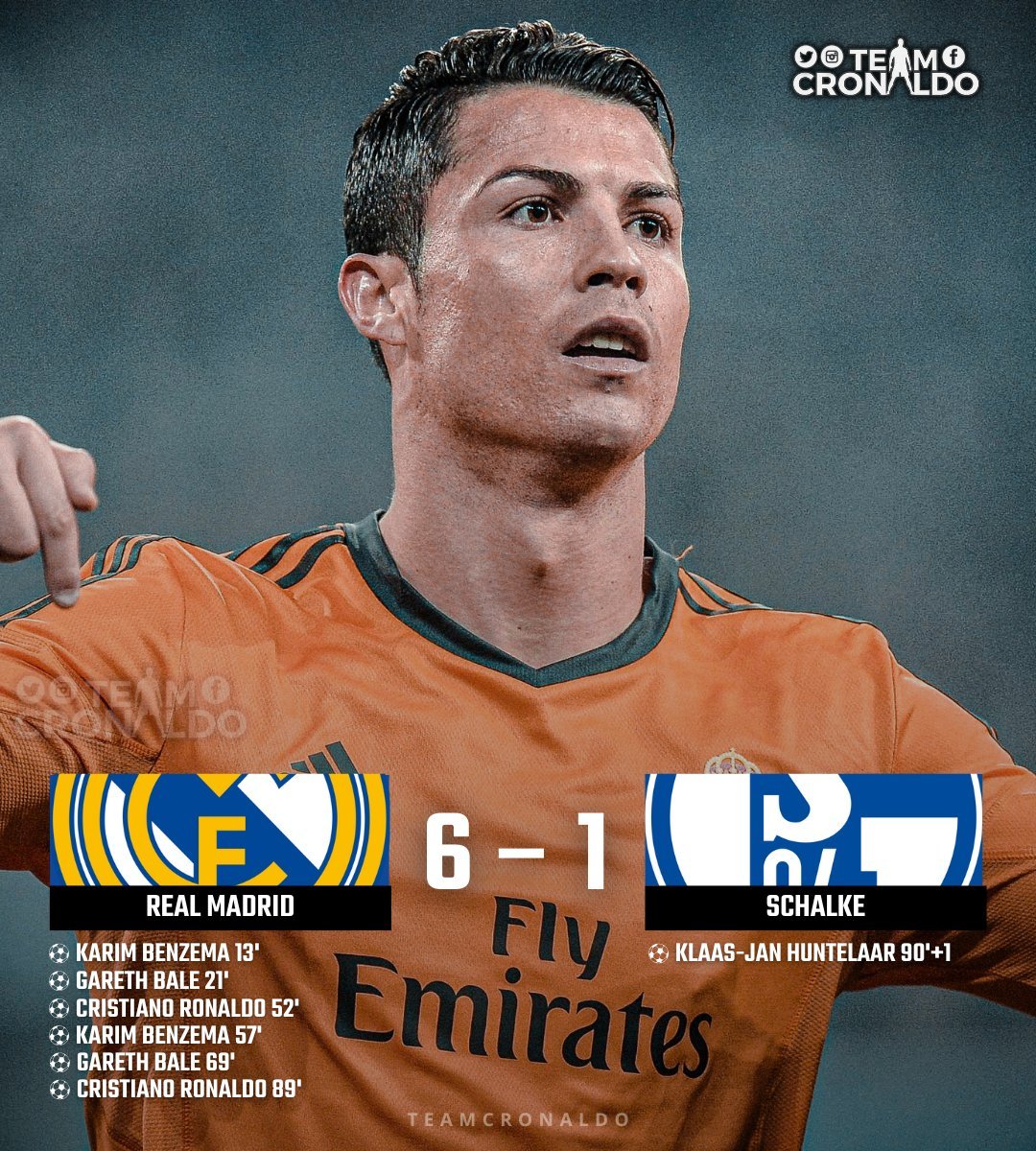 TeamCRonaldo's tweet image. When the BBC destroyed Schalke in the Champions League 🤯