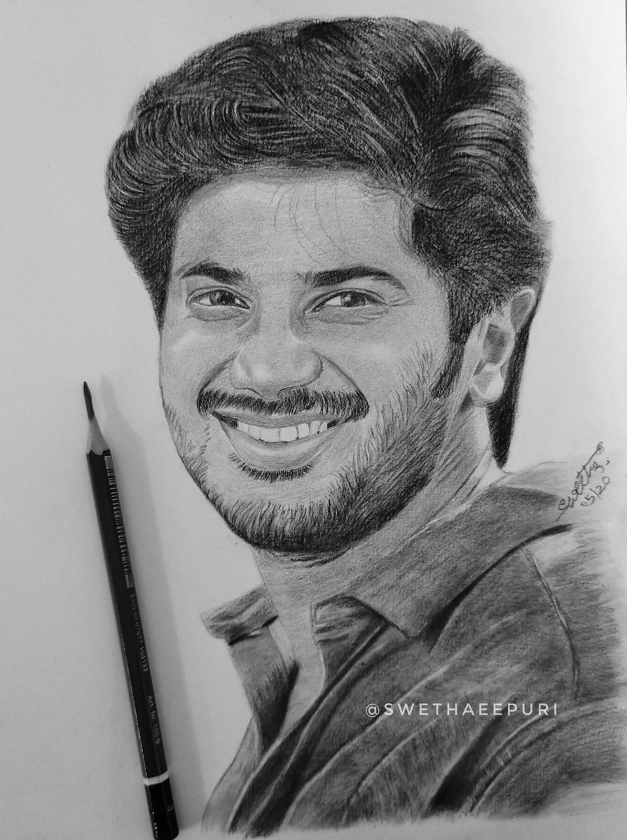 swethaeepuri's tweet image. Happy birthday 🎂 @dulQuer drawings done by me:)
#swethaeepuri #drawing #DulquerSalman