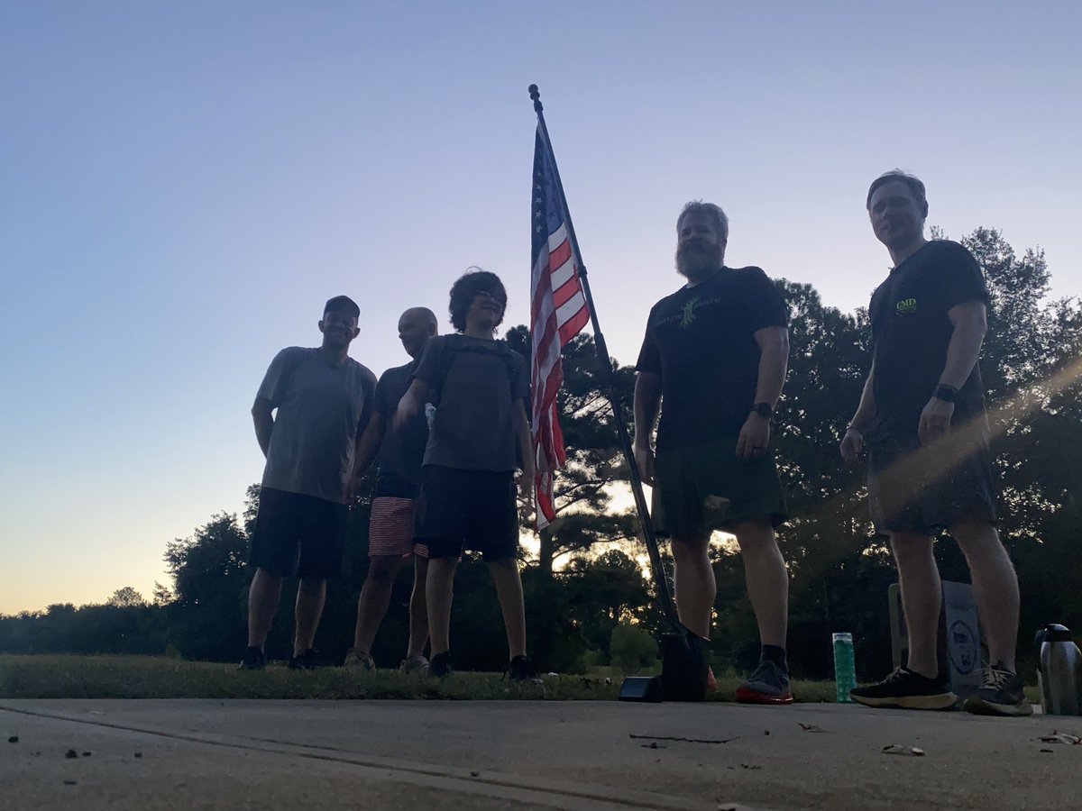 These guys knocked it out this morning. 
It was hot, but thankfully there was a nice breeze. COT was excellent: After Action Report, Q-Source, Sharing, Encouragement, and Prayer. What a great way to start a work week! 🎯