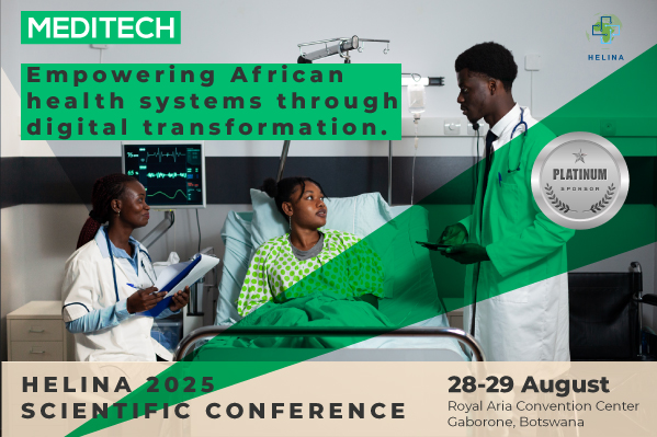 Proud Platinum Sponsor of #HELINA2025 

We’re showcasing real-world digital strategies to empower African health systems through better data, stronger connectivity and mobile-first care.

📍Join us at HELINA 2025

#DigitalHealth #HealthTechAfrica #MEDITECH
