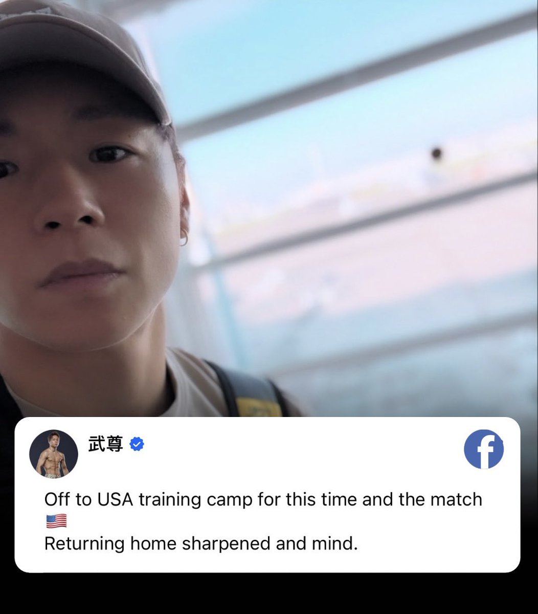 TetsuyaMT789's tweet image. Takeru is off to the USA 🇺🇸 for his fight camp. He already has a fight booked for ONE 173 in November with his opponent TBA 🥊
Via @takerusegawa