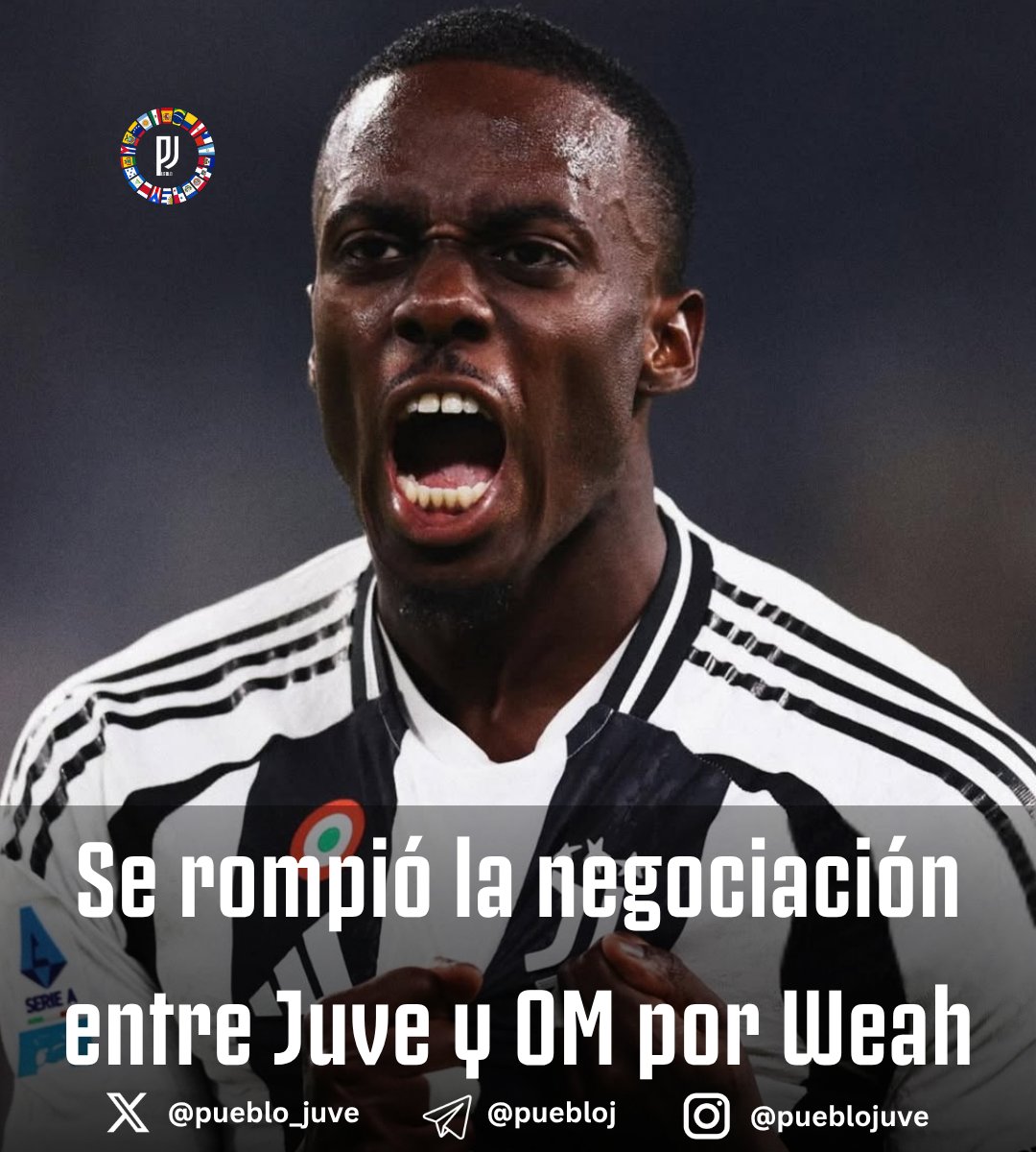 Pueblo_Juve's tweet image. 😬 La negociación entre la #Juventus y el OM, en estas condiciones, se rompió
La distancia entre las partes no es reconciliable y solo un paso atrás de la #Juve sobre la valoración de #Weah podría reabrir la conversación
[ @_Morik92_ ]
#Calciomercato #Fichajes