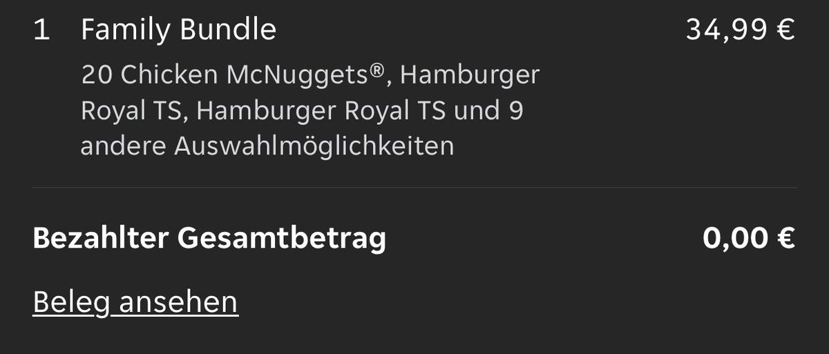 Unser Essen wurde zwar eh mit nem Gutschein von ner Fotze bezahlt, aber ich lass mir das jetzt noch ein paar mal von euch erstatten! 🔥