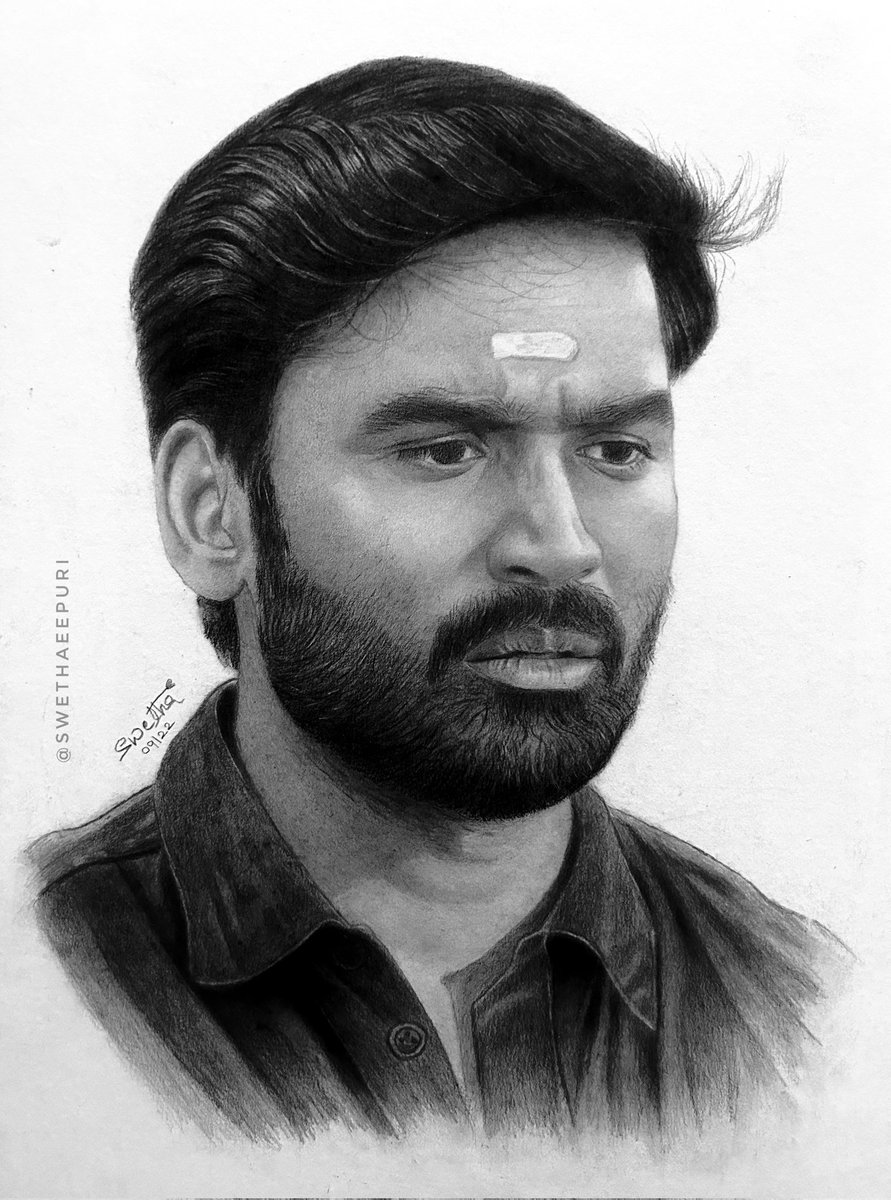 swethaeepuri's tweet image. Happy birthday @dhanushkraja 
Drawings done by me:)
#swethaeepuri #drawing #Dhanush