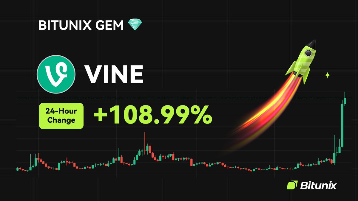 💎 BITUNIX GEM 💎

$VINE 
24H Veränderung: +108.99%
📆 Notiert am 24/01/2025

🚀 Jetzt handeln auf short.bitunixads.com/rqL1bD