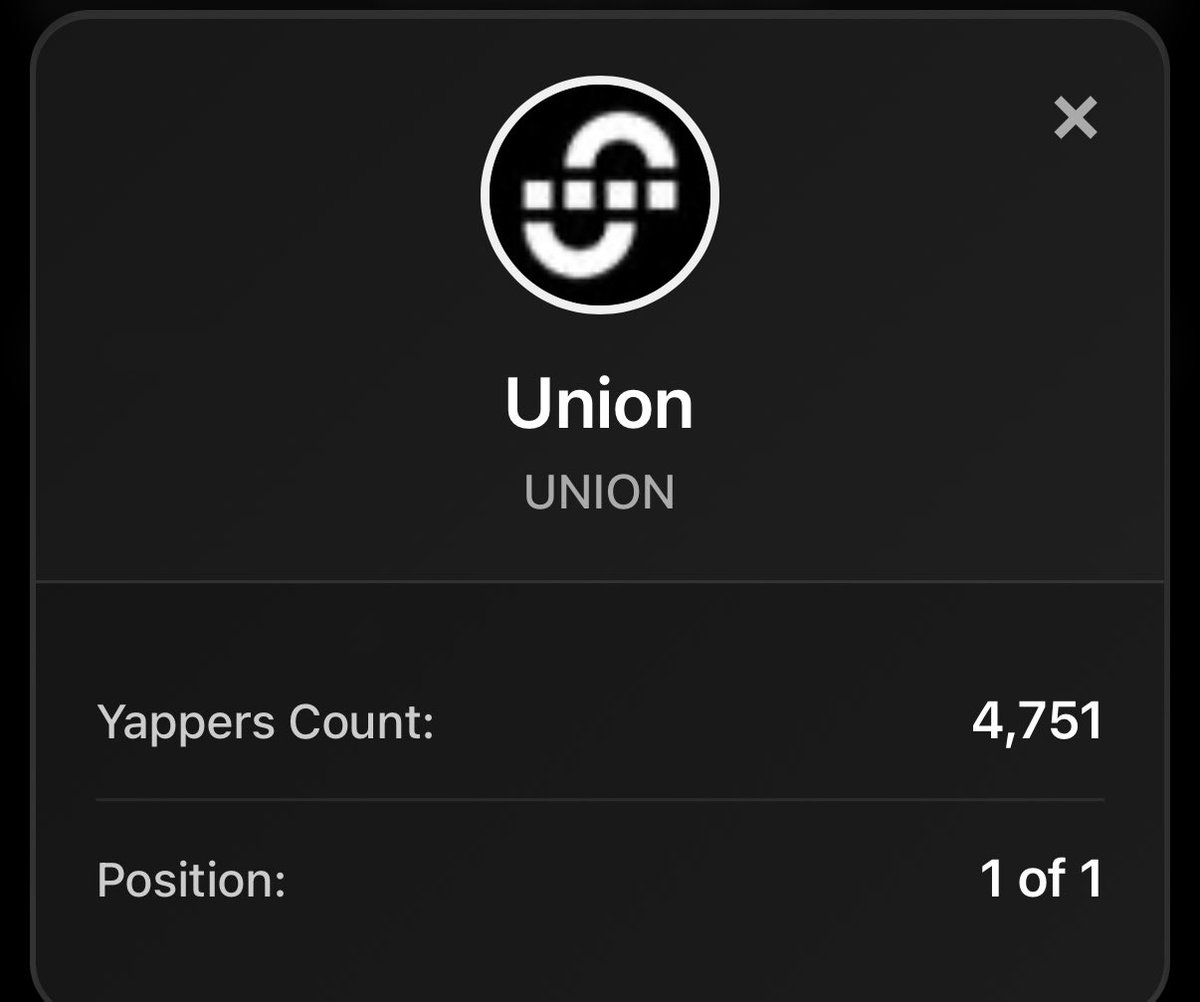 TweetByWale's tweet image. Ever since S1 started, have noticed increase in the numbers of @union_build Yappers.
Also most quality contents about Union gets quality engagement, this proves how vibrant the community is.
Can I get a “Zkgm” Union Army?