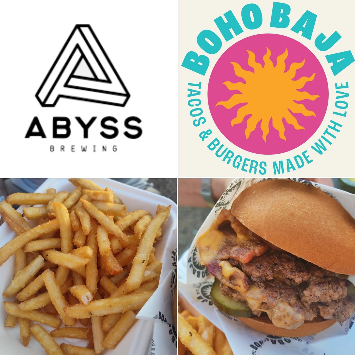 NEWS! We had a trip to #Lewes and visited the <a href="/abyssbrewing/">ABYSS Brewing Ltd</a> and had the best burger from their food van (BohoBaja)! They have a separate fryer for the chips and did their best to limit any CC.
The brewery has 2 fantastic GF beers, it's a brilliant day out, well worth a visit!