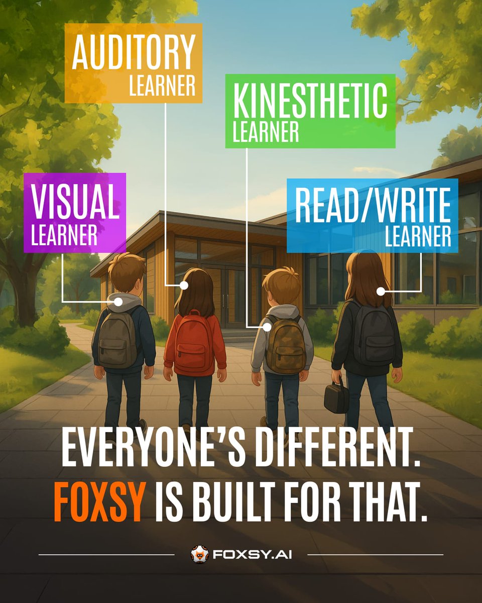 iRobertBoss's tweet image. AI tutors that get you?
Foxsy’s building them.
They analyze how YOU learn best and adjust in real-time.
No more boring lectures. Just personalized growth.
Don’t sleep on this — follow @foxsy_ai and join the smartest edtech revolution out there.
$FOXSY is for the fast…