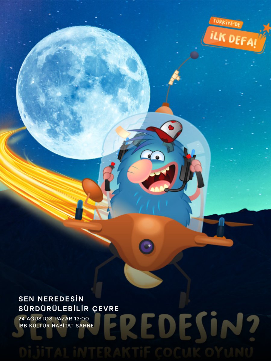 İSTANBUL SAHNELERİNİN İLK DİJİTAL ve İNTERAKTİF TİYATRO OYUNU: SEN NEREDESİN SÜRDÜRÜLEBİLİR ÇEVRE? 🏞️ ☀️
  
SEN çok eğlenceli ve seni çok iyi anlar! Bu eşsiz deneyim tam anlamıyla SEN’lik! 🎭 

#Mobilet #Sahne #Etkinlik #Eğlence #Tiyatro #Çocuk #Sürdürülebilirlik #Çevre #İstanbul