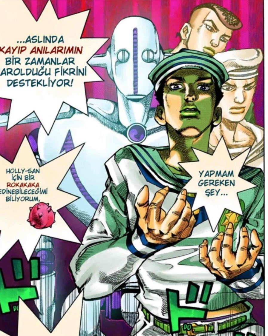 mistacaca1's tweet image. I drew my fav panel🥳  Can’t decide which bg is the best so imma post them all #jojolion #jjba
