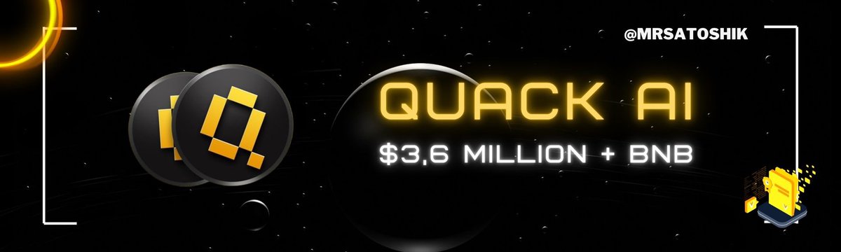 MrSatoshik's tweet image. Quack AI, a project that plans to conduct a TGE for the $AIQ token in Q3, has announced some good news:
> Quack AI has raised $3.6 million from Animoca Brands, 071labs, Skyland VC, Kenetic, Scaling Labs, Carv, Merlin Chain, and others.
BNB Chain consistently supports Quack AI:…