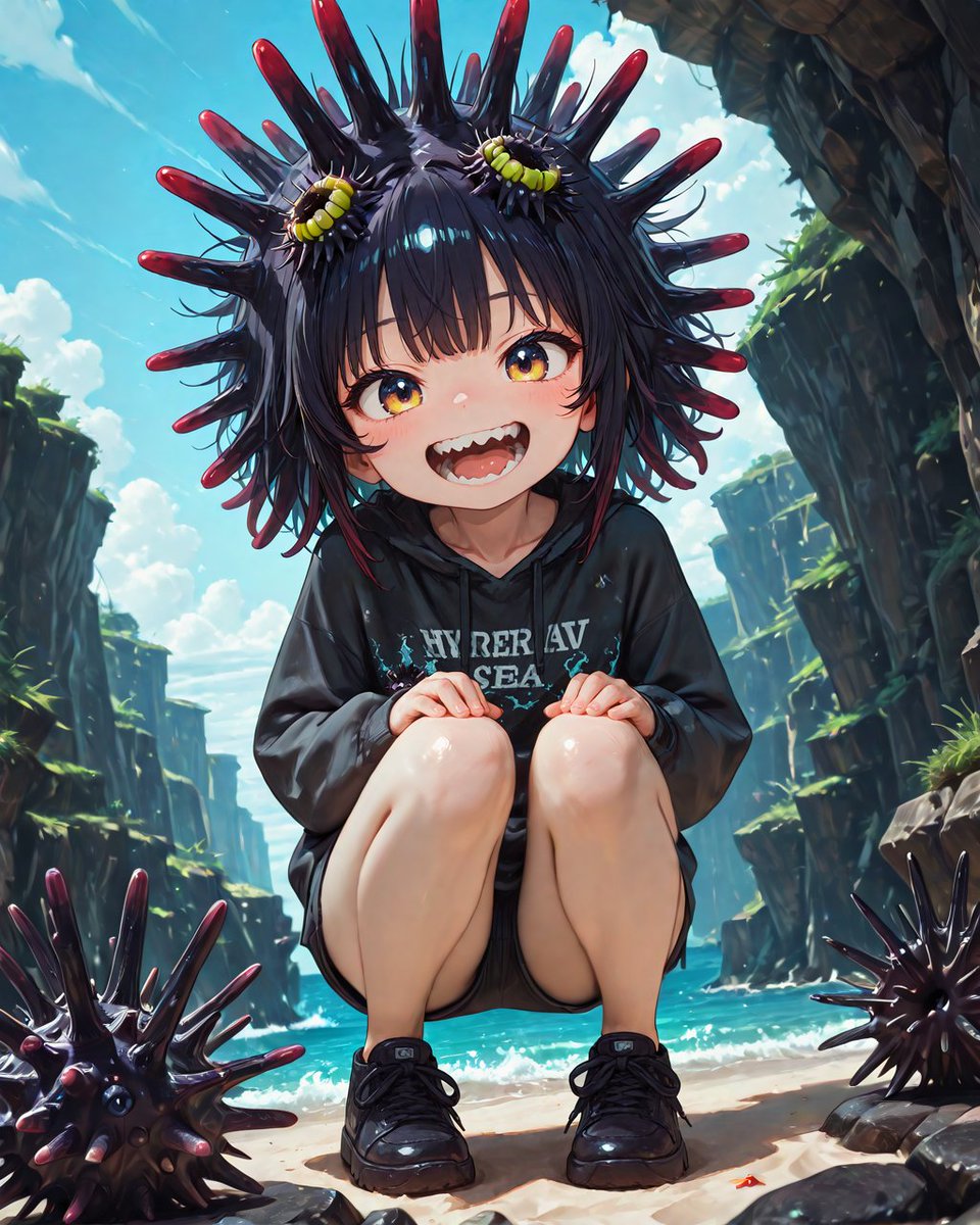 NUEnoSORA's tweet image. ウニ娘
#AIイラスト #AIart #AIillustration