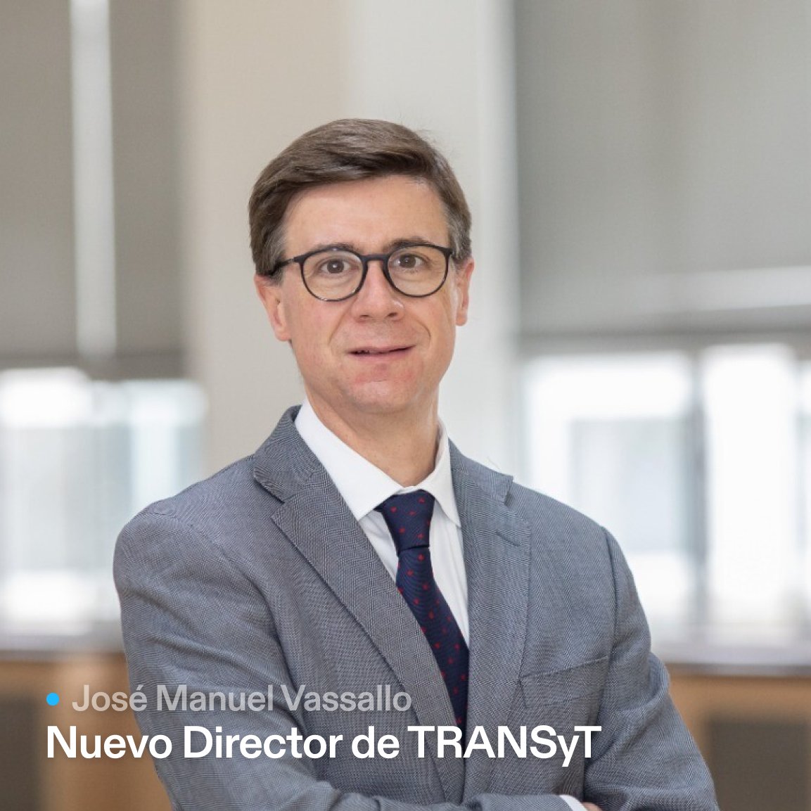 CaminosUPM (@caminosupm) on Twitter photo 👏 ¡Queremos felicitar a José Manuel Vassallo, Catedrático en Caminos UPM, por su reciente nombramiento como Director de <a href="/transyt_upm/">TRANSyT-UPM</a>!
🌐 Comienza una nueva era en la que se fusionarán sus vastos conocimientos con un equipo capaz, trabajador y entusiasta. Sin duda será una 👏 ¡Queremos felicitar a José Manuel Vassallo, Catedrático en Caminos UPM, por su reciente nombramiento como Director de <a href="/transyt_upm/">TRANSyT-UPM</a>!
🌐 Comienza una nueva era en la que se fusionarán sus vastos conocimientos con un equipo capaz, trabajador y entusiasta. Sin duda será una