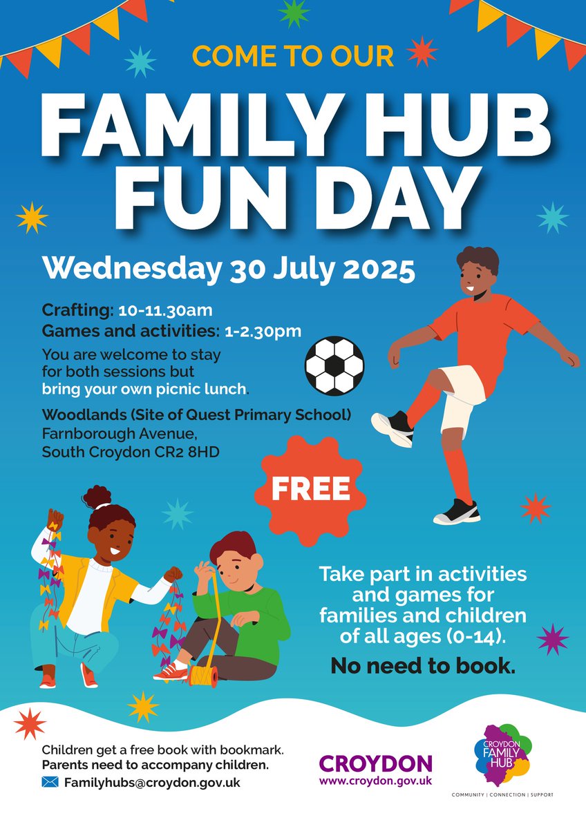 Croydon Vision (@croydonvision) on Twitter photo Thank you <a href="/yourcroydon/">Your Croydon</a> for an exciting programme of fun and affordable family events to enjoy this summer!
croydon.gov.uk/children-youngโฆ
๐จโ๐ฉโ๐งโ๐ฆ๐๐๐โฝ๐พโค
#Croydon #Children #Youngpeople #Family #Fun #Charities Thank you <a href="/yourcroydon/">Your Croydon</a> for an exciting programme of fun and affordable family events to enjoy this summer!
croydon.gov.uk/children-youngโฆ
๐จโ๐ฉโ๐งโ๐ฆ๐๐๐โฝ๐พโค
#Croydon #Children #Youngpeople #Family #Fun #Charities