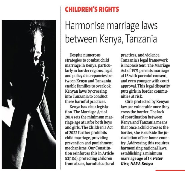 Peter Gire (@gire_peter) on Twitter photo our efforts to curb cross-border child marriages and promote legal protection for young girls, I highlights the urgent need for the EAC to align their marriage laws to safeguard children's rights and enforce a unified legal age of marriage @VictoRasugu <a href="/JackOnyando/">Jack Onyando, MSc.</a> our efforts to curb cross-border child marriages and promote legal protection for young girls, I highlights the urgent need for the EAC to align their marriage laws to safeguard children's rights and enforce a unified legal age of marriage @VictoRasugu <a href="/JackOnyando/">Jack Onyando, MSc.</a>